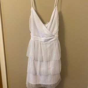 Plus size little white dress - bridal events